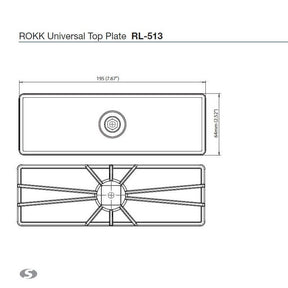 ROKK Universal Self-Drill Top Plate 