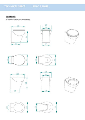 Planus Stilo Toilet - Kit Bidet 24V