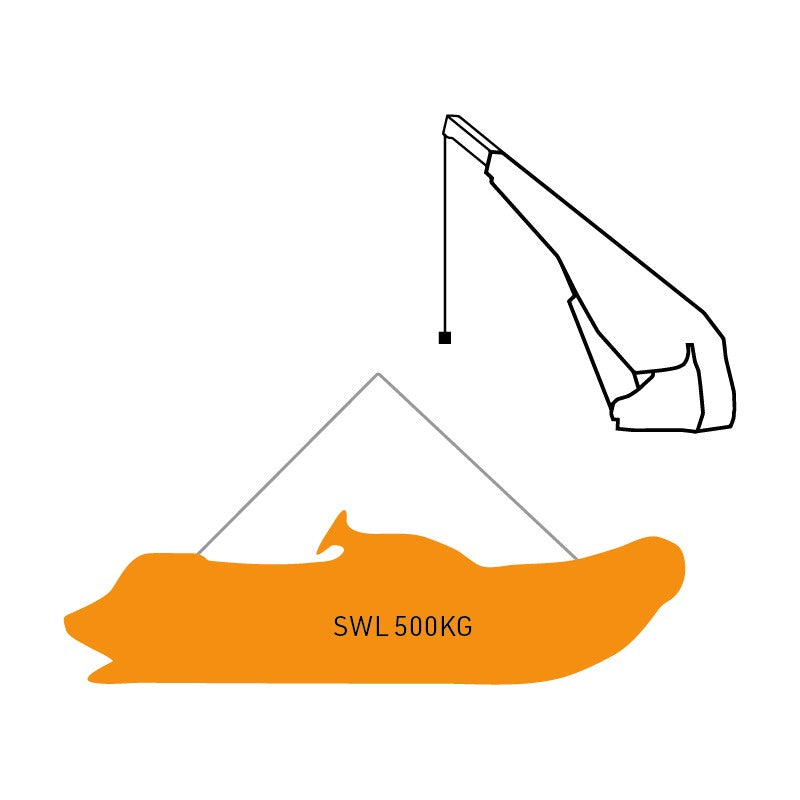 Crane/Single Point Lift for Jetribs - SWL 500kg