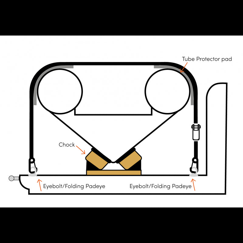 Over Strap Snap Hook Kit 5.4m