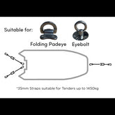 Bow and Stern Snap Hook Kit 1.2m