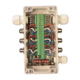 NMEA 2000 Quick Network Block, Breakout box - 6 screw micro female drops - QNB-1-PMW
