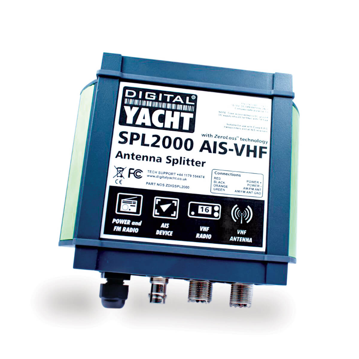 Digital Yacht SPL2000 VHF Antenna Splitter AIS Operation