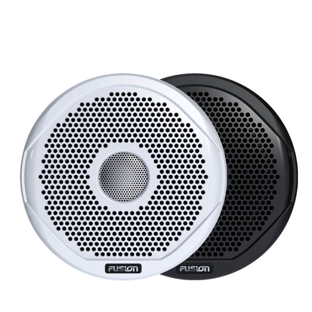 Fusion 7" True Marine Speaker Pair White and Black Grilles Included