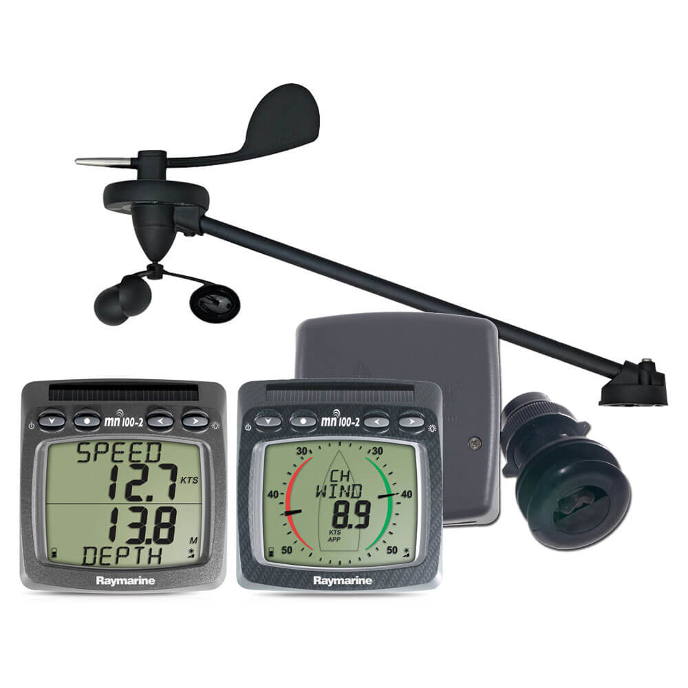 Raymarine T108 Wireless Wind Speed and Depth System with Triducer