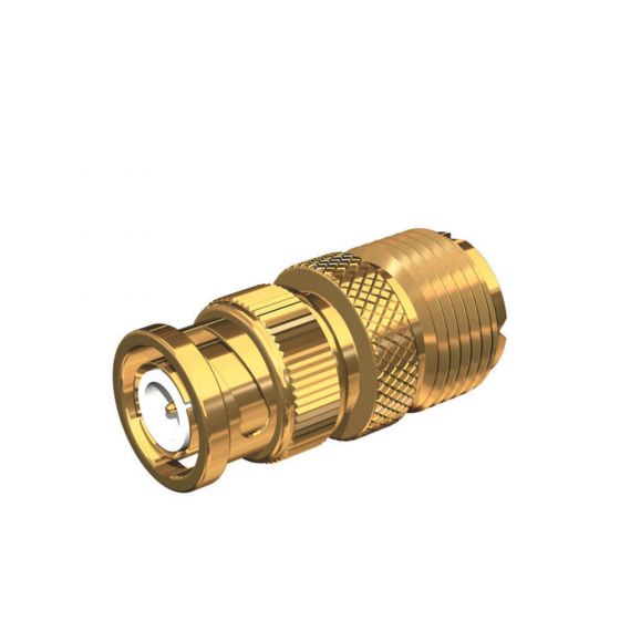 Shakespeare BNC to SO239 Adapter Gold plate