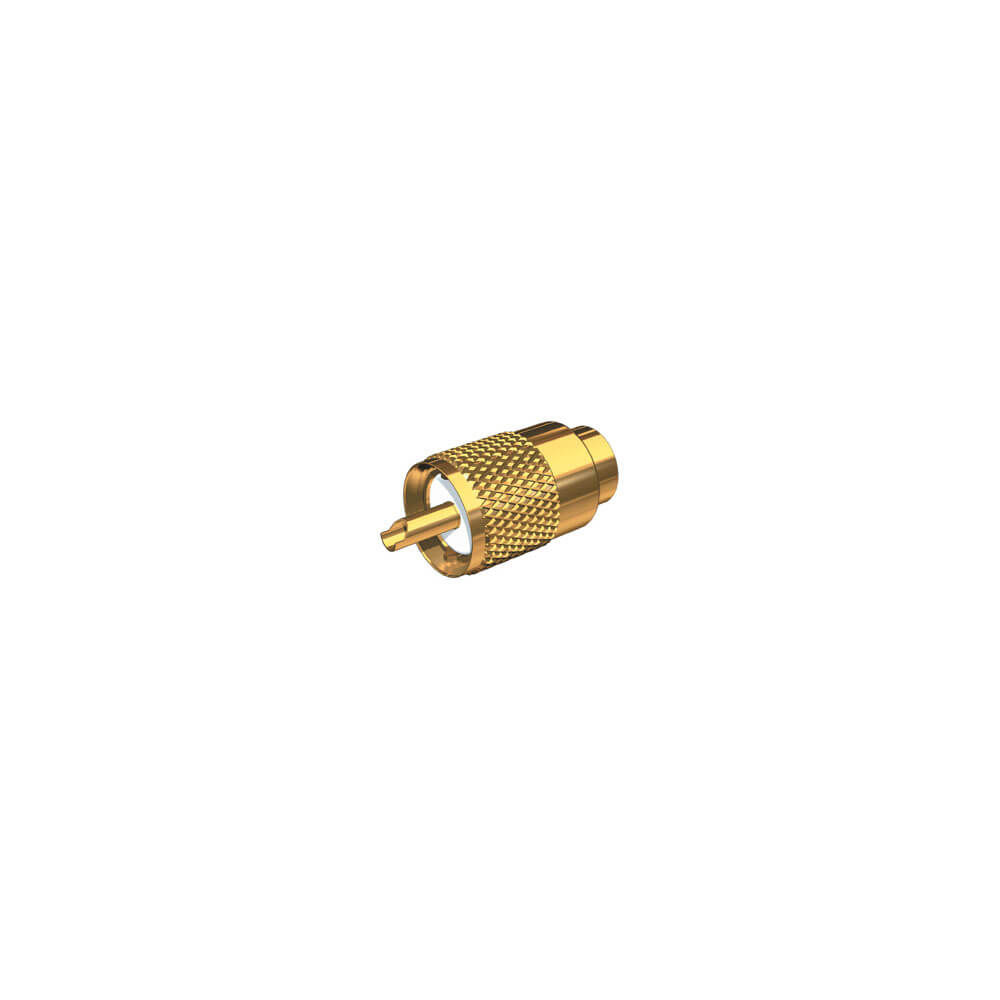 Shakespeare Gold Plated Brass connector UG176 adapter RG8X cable