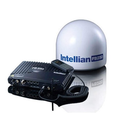 Intellian FB250 FleetBroadband in i4 Dome