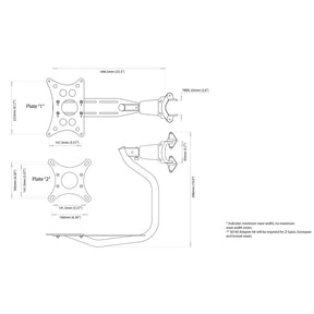 LMM-2  Self Levelling Radar Mount Mast