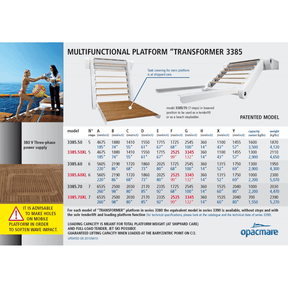 Opacmare Multifunctional Transformer Platform 3385XL