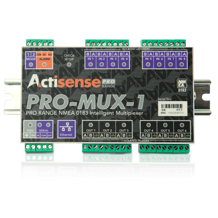 PRO-MUX-1 Professional NMEA 0183 Multiplexer - with pluggable screw terminals