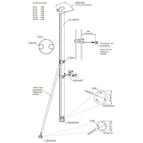 SC102 Pole Mount