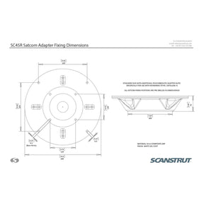 SC45R Satcom Antenna Mount