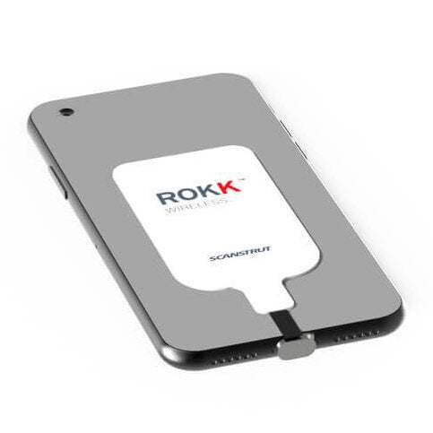 ROKK Wireless Micro USB charge receiver patch for Micro USB phones