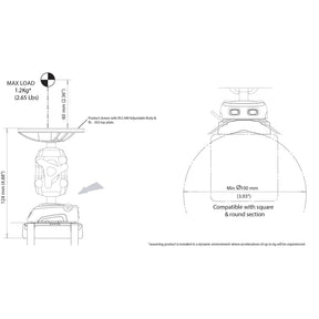 ROKK Mini Cable Tie Base